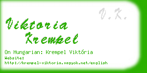 viktoria krempel business card